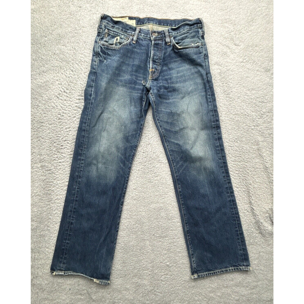 Abercrombie & Fitch Jeans Mens 31x32 Blue Denim Kilburn Low Rise Boot Cut